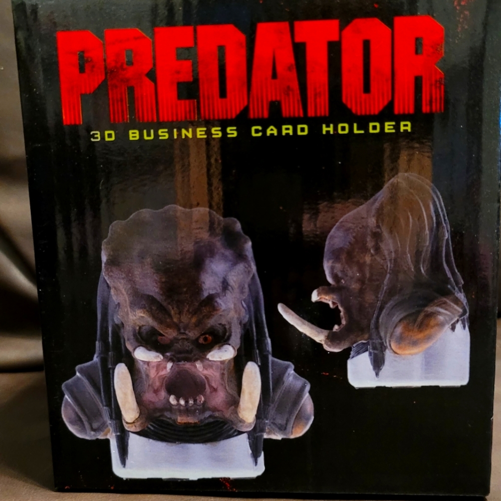 Predator business card holder